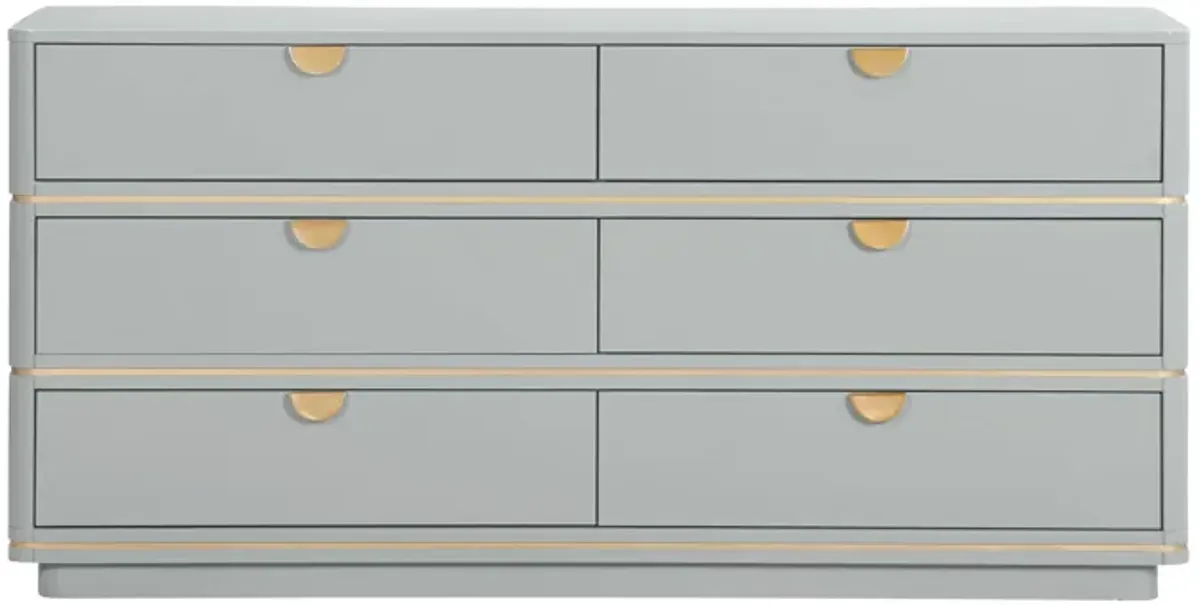 Julieta Grey 6 Drawer Dresser