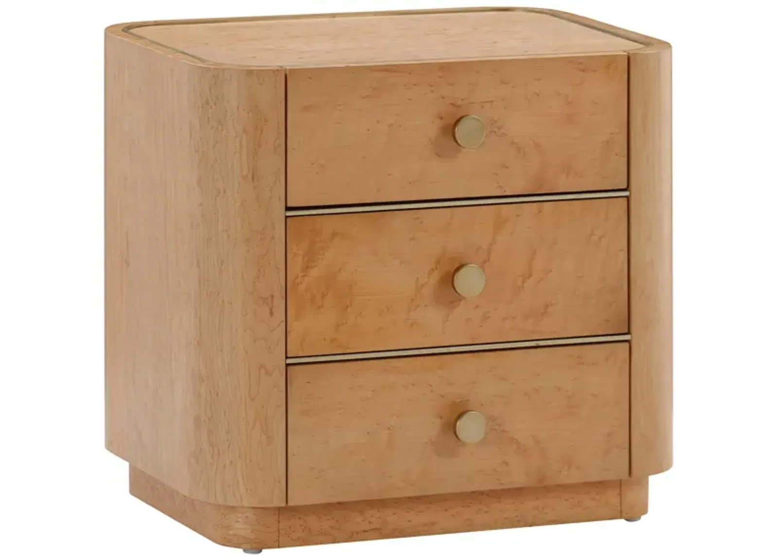 Abigail Natural Birdseye Maple Nightstand