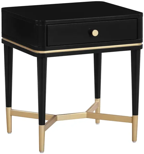 Julieta Black Nightstand