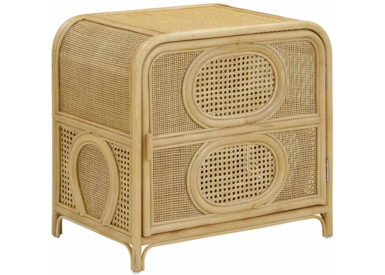 Tina Natural Rattan Nightstand