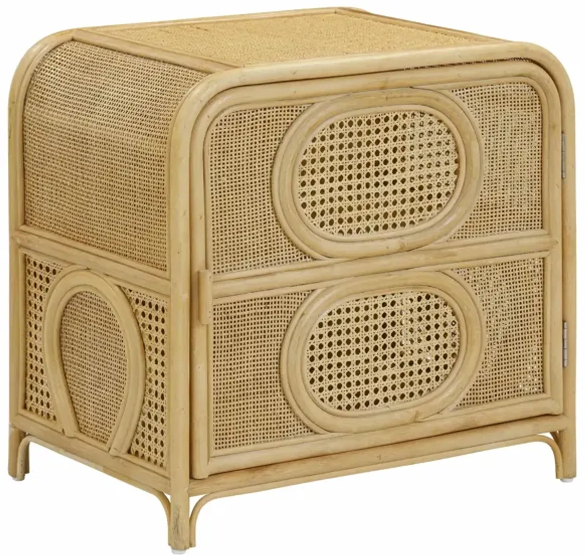 Tina Natural Rattan Nightstand