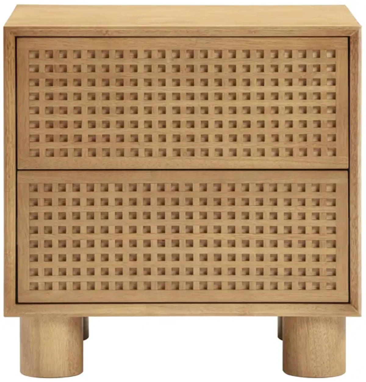 Miles Natural Wood Nightstand