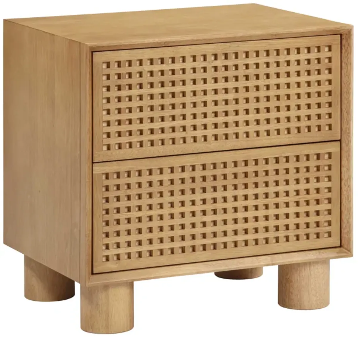 Miles Natural Wood Nightstand