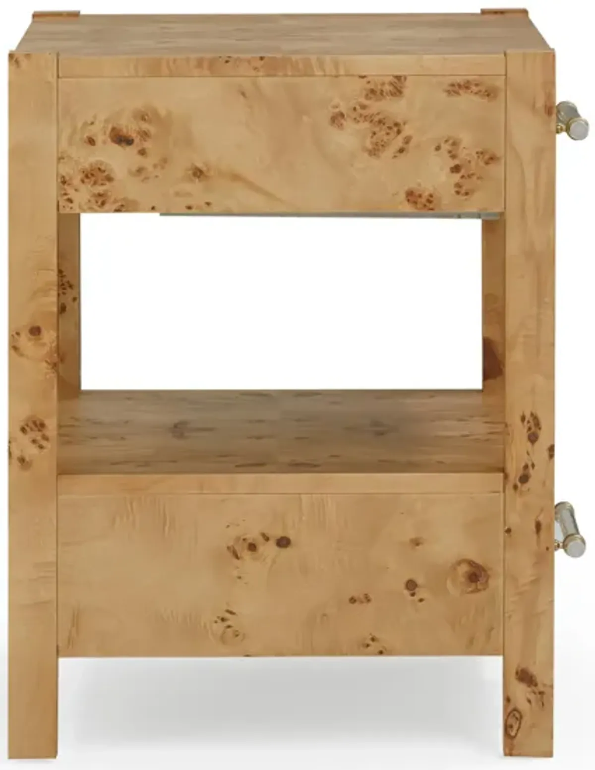 Brandyss Honey Burl Nightstand