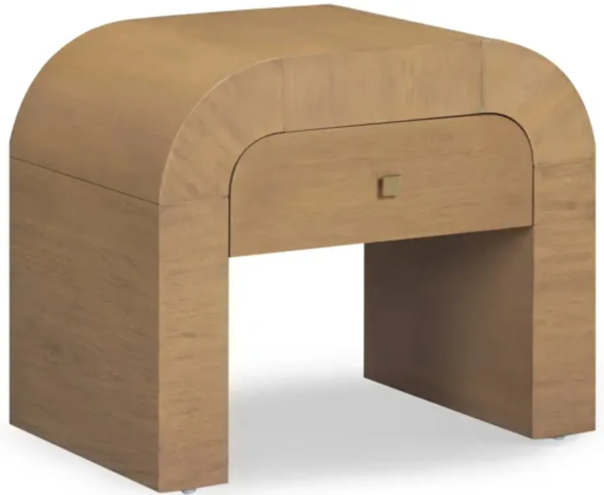 Hump Natural Nightstand