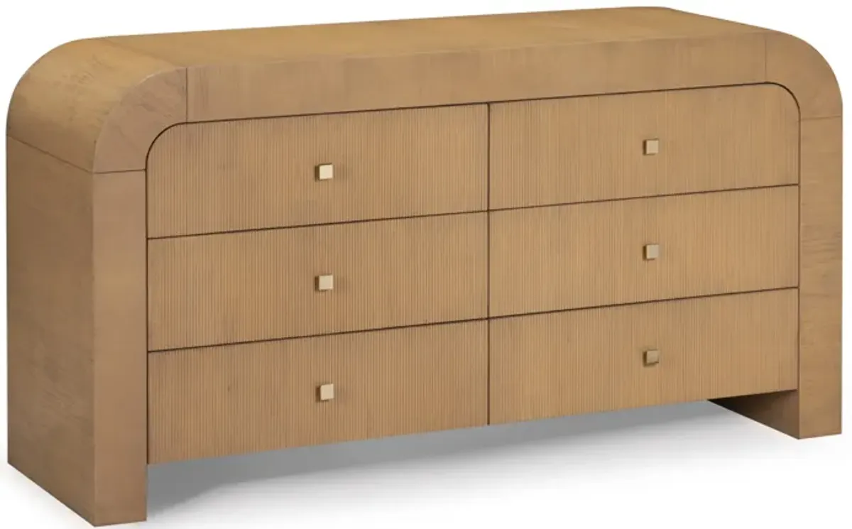 Hump Natural 6-Drawer Dresser