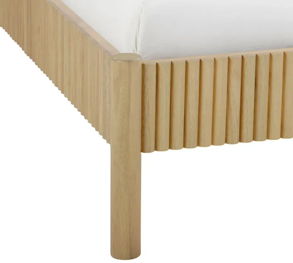 Tyla Natural Wood Queen Bed