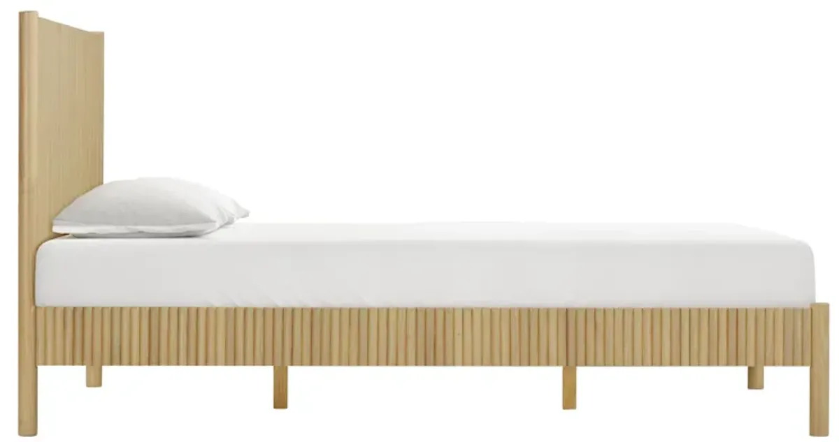 Tyla Natural Wood Queen Bed