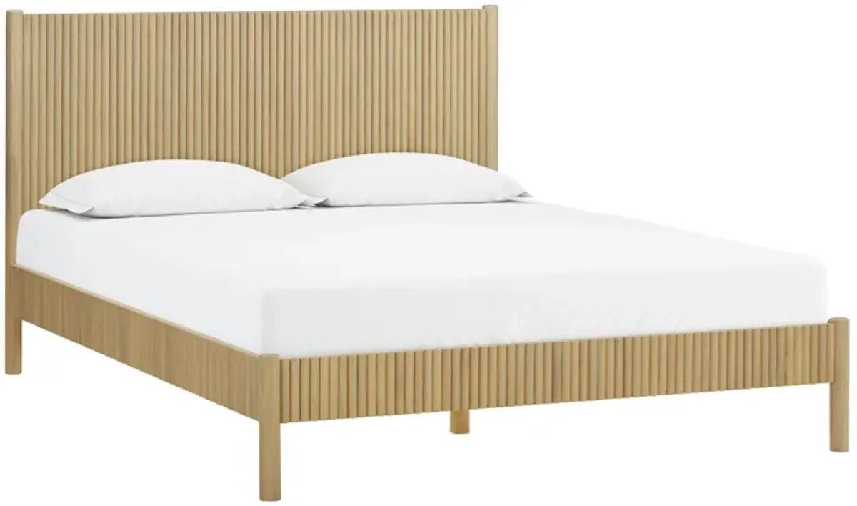 Tyla Natural Wood Queen Bed