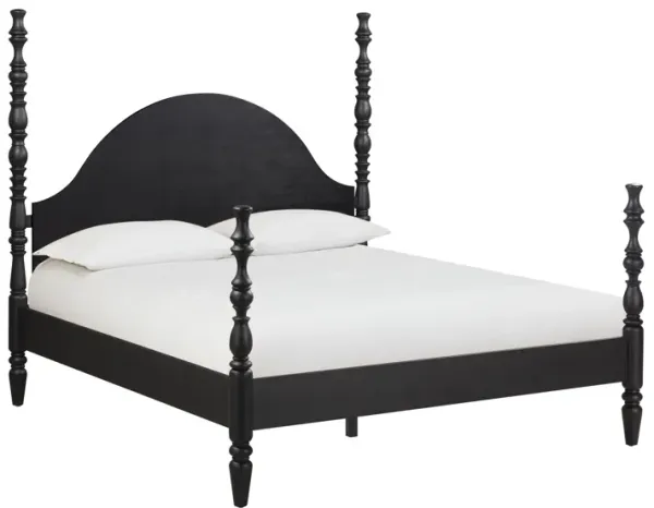 Rosalie Black Ash King Bed