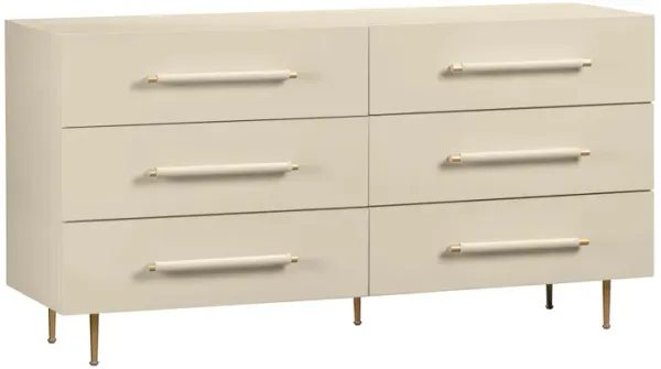 Trident Taupe 6 Drawer Dresser