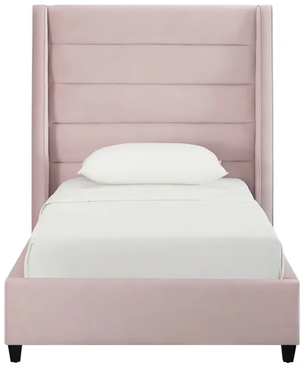 Koah Blush Velvet Bed in Twin