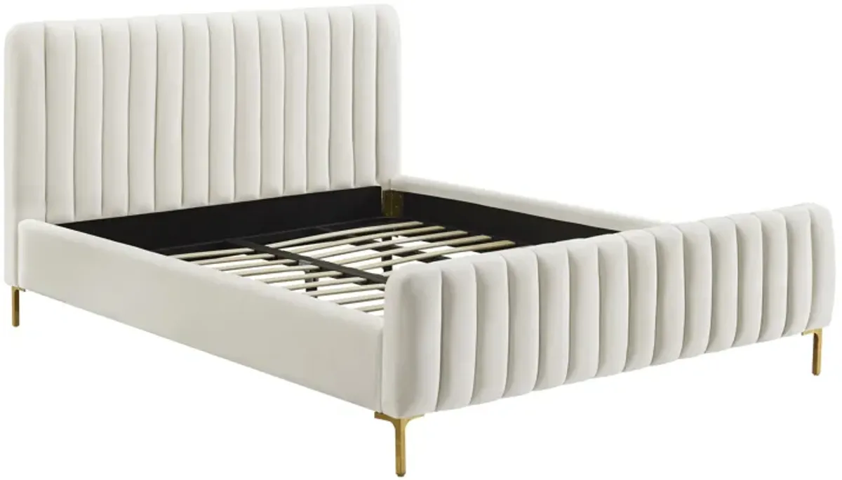 Angela Cream Bed in Queen