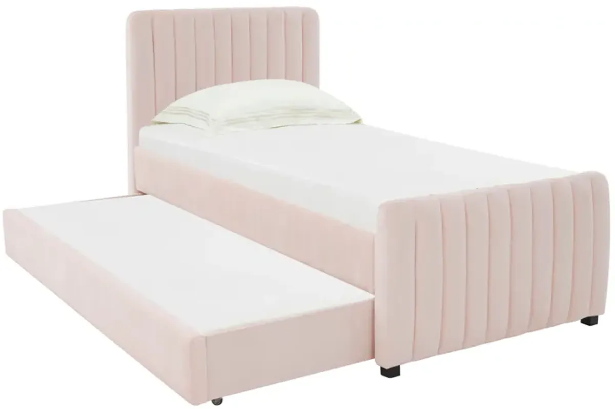 Angela Blush Trundle in Twin