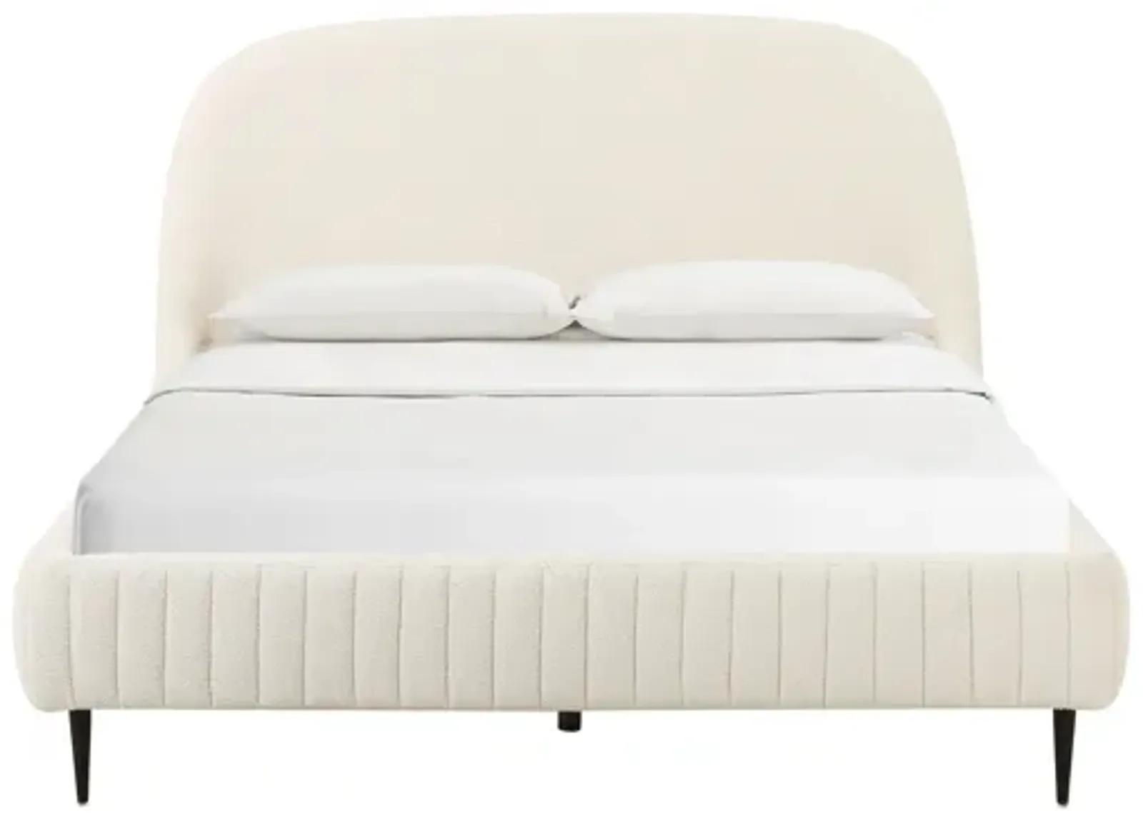 Denise Cream Boucle Bed in King