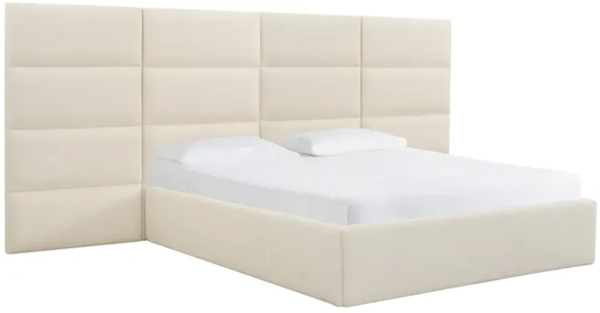 Eliana Cream Boucle King Bed