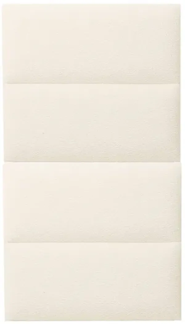 Eliana Cream Boucle King Wings (Set of 2)