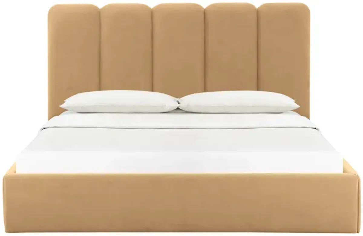 Palani Honey Velvet King Bed