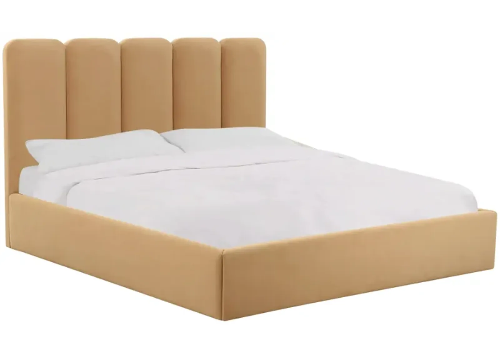 Palani Honey Velvet King Bed