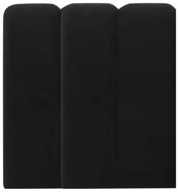 Palani Black Velvet Wings - Queen or King (Set of 2)