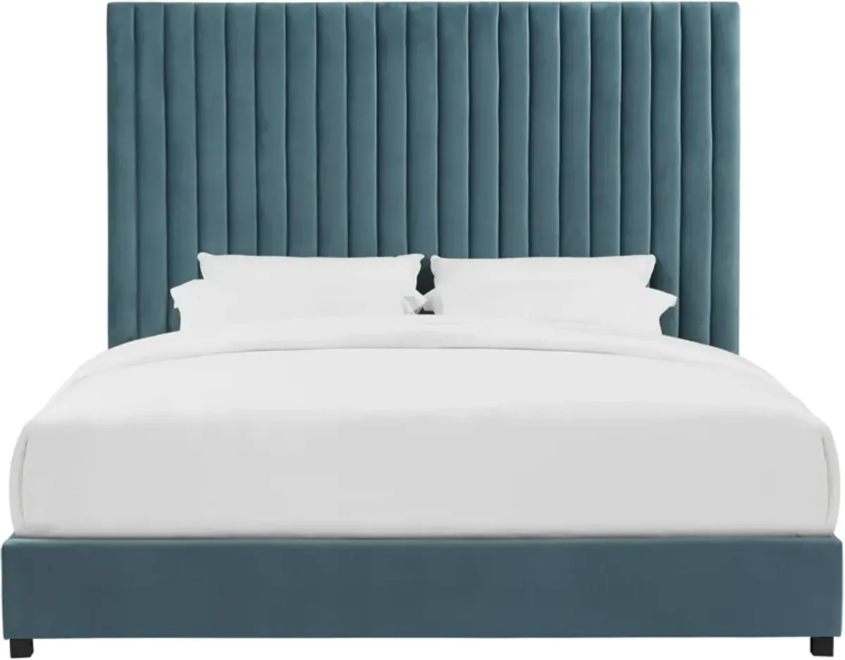 Arabelle Sea Blue Bed in King