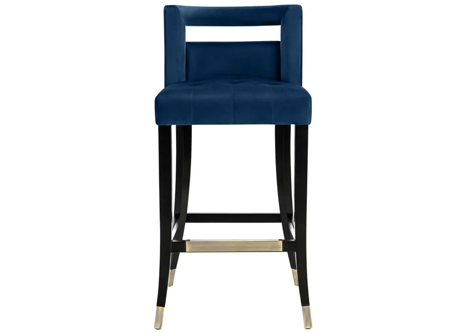 Hart Navy Velvet Bar Stool