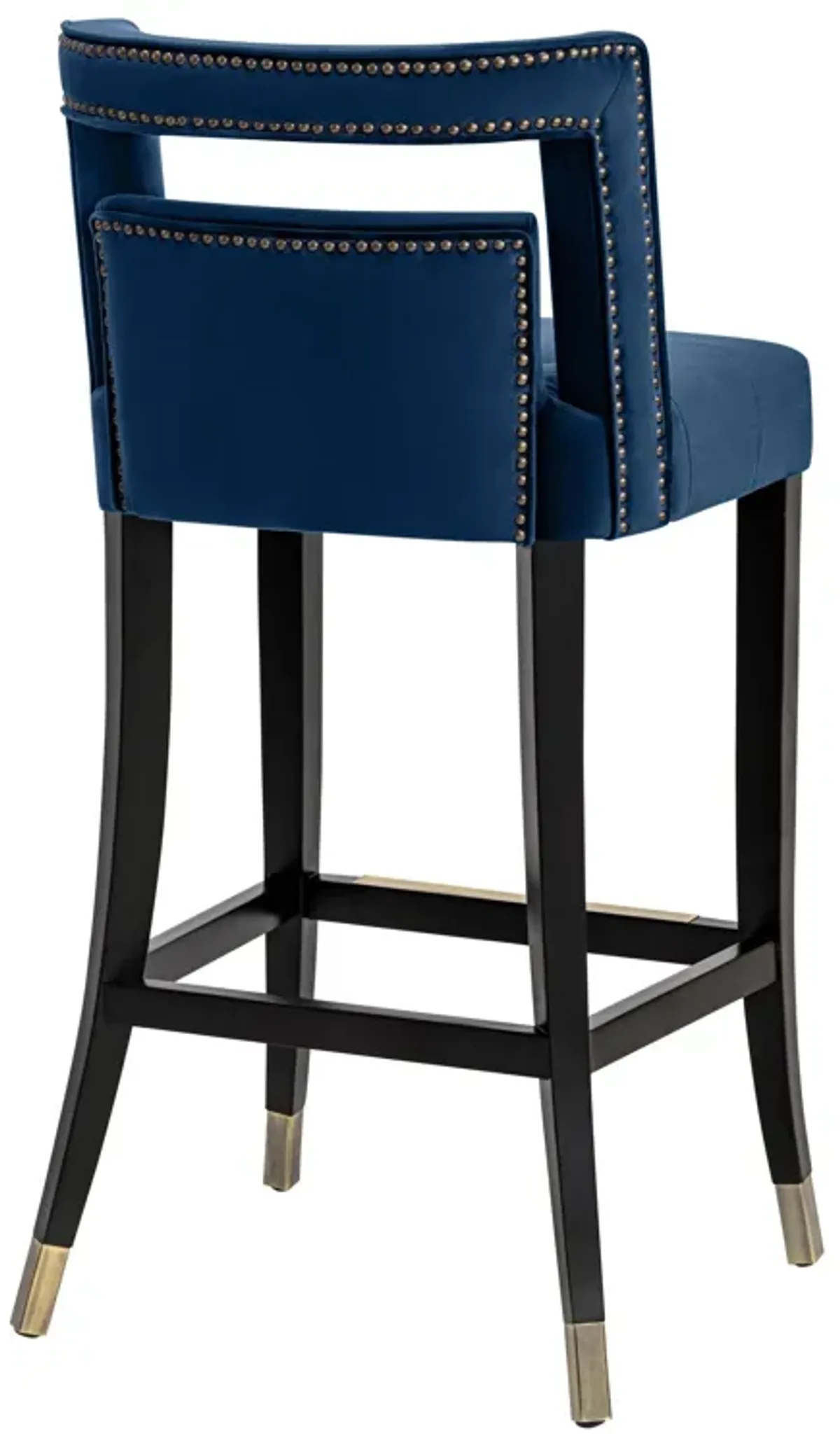 Hart Navy Velvet Counter Stool