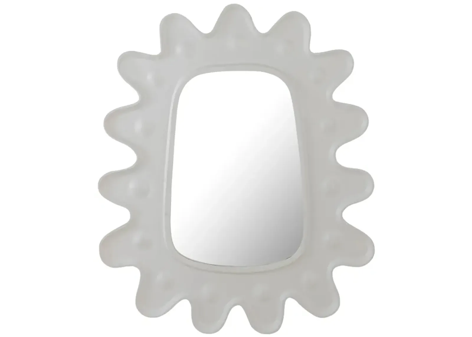 Genesis Mirror in White