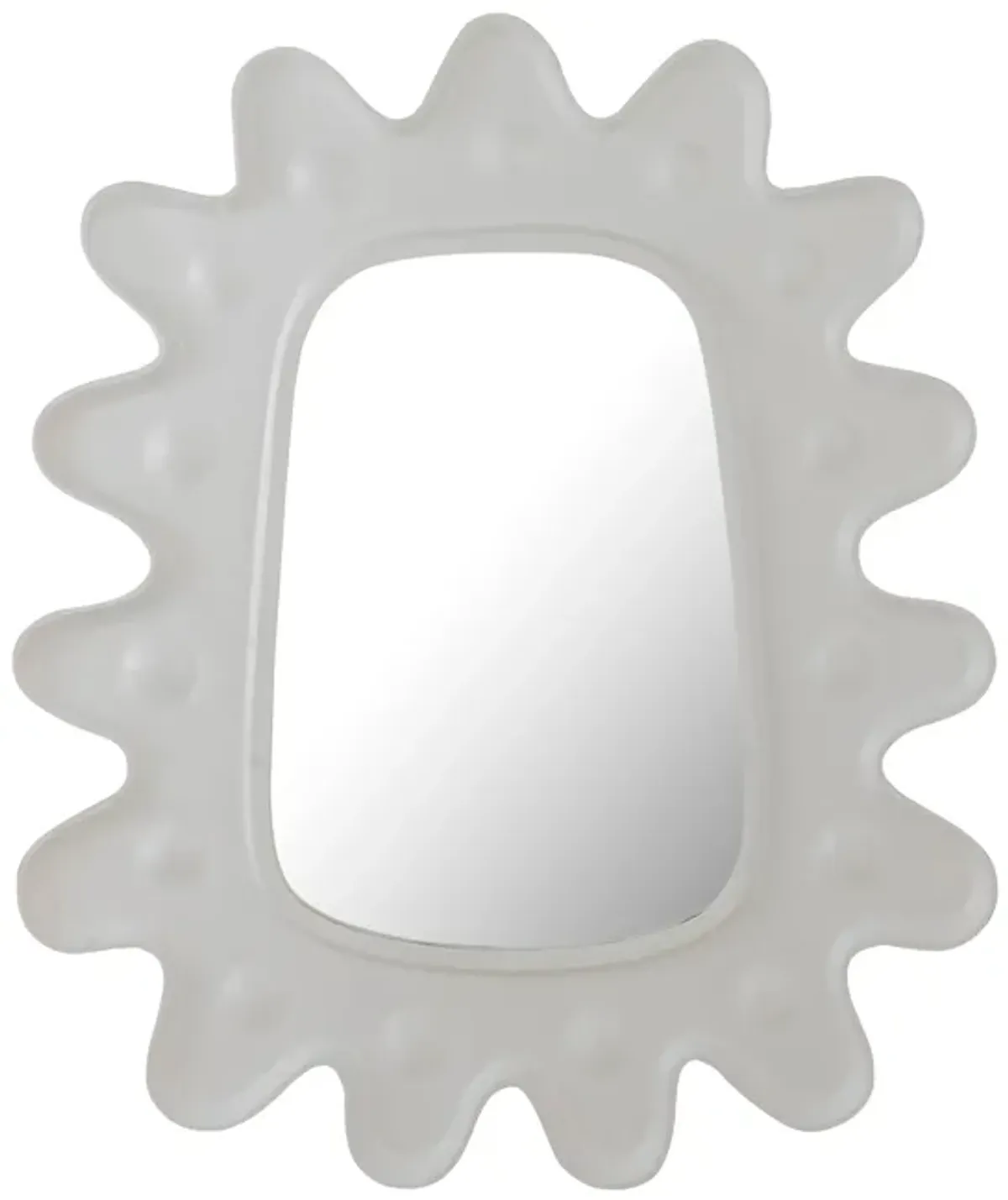 Genesis Mirror in White