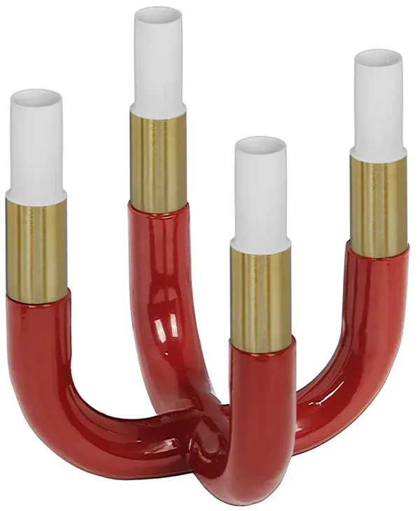 Kaonashi Burgundy Candelabra