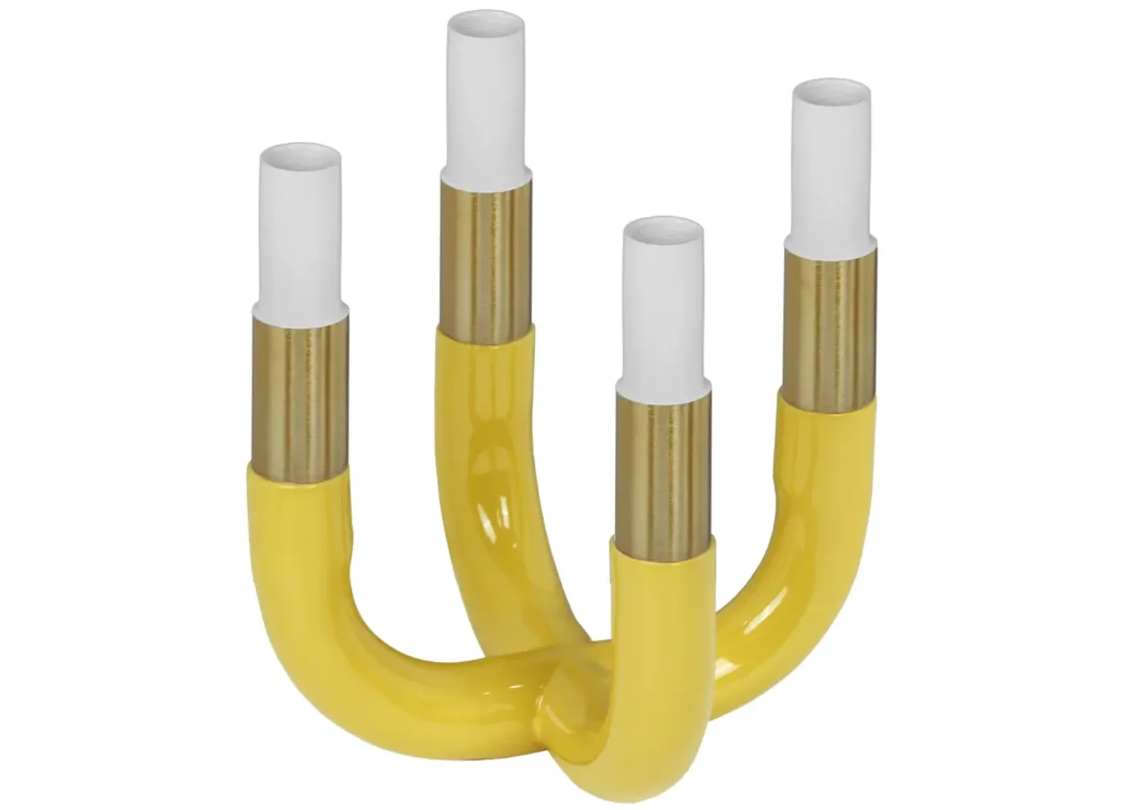 Kaonashi Mustard Yellow Candelabra