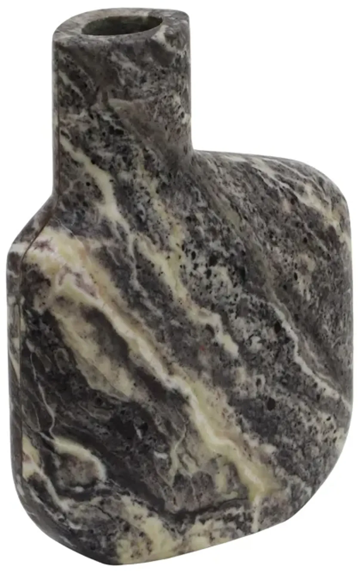 Pika Grey Marble Vase - Large