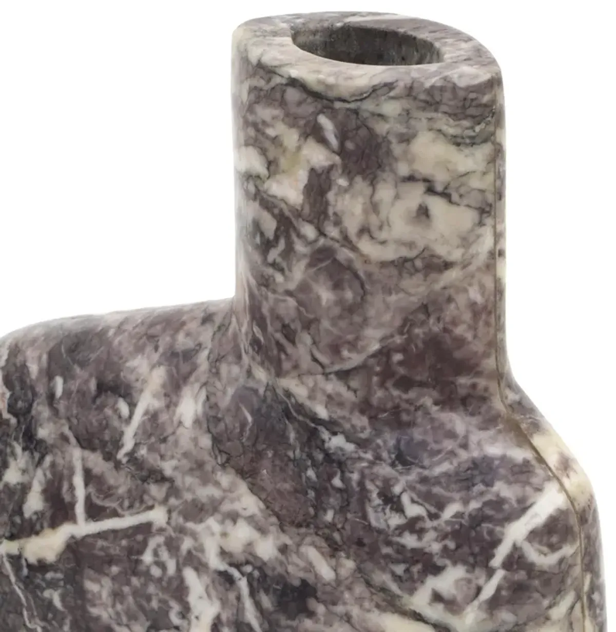 Pika Grey Marble Vase - Large