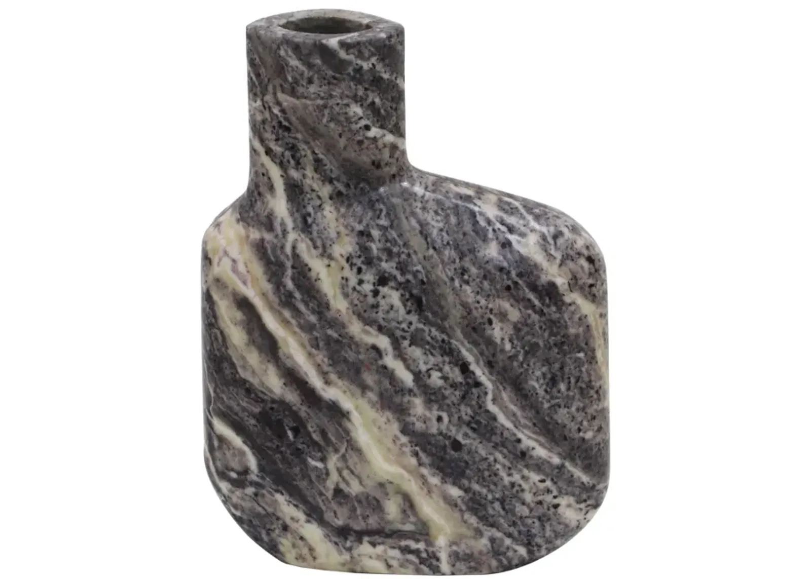 Pika Grey Marble Vase - Large