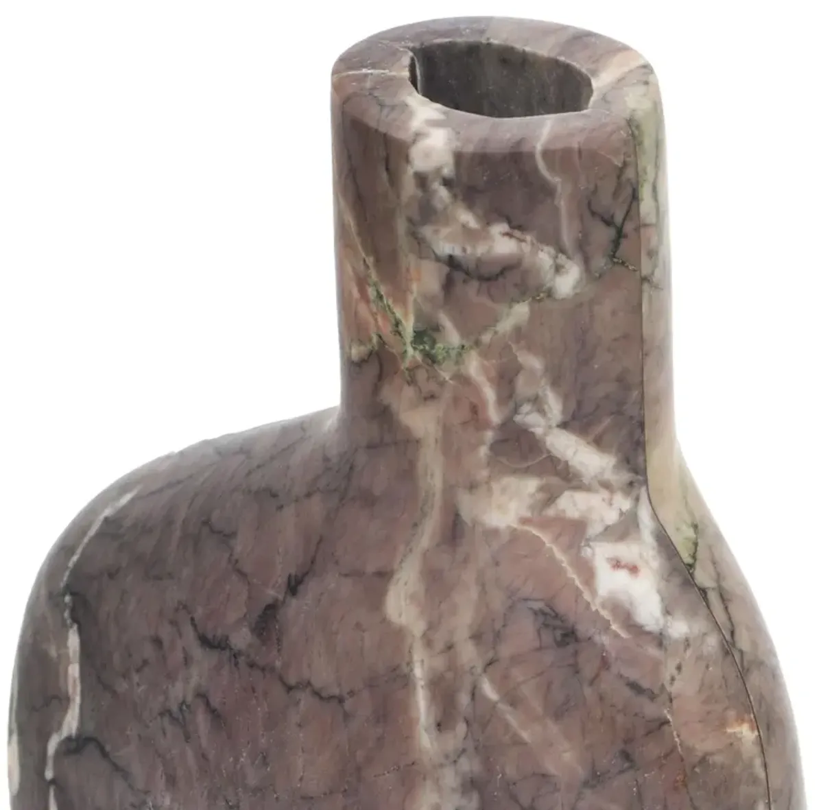 Pika Grey Marble Vase - Medium