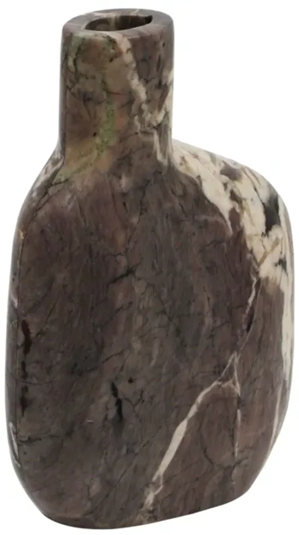 Pika Grey Marble Vase - Medium