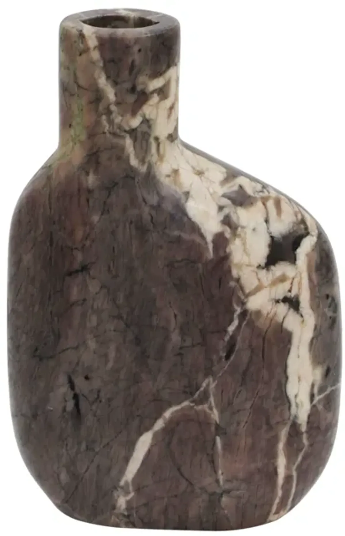 Pika Grey Marble Vase - Medium