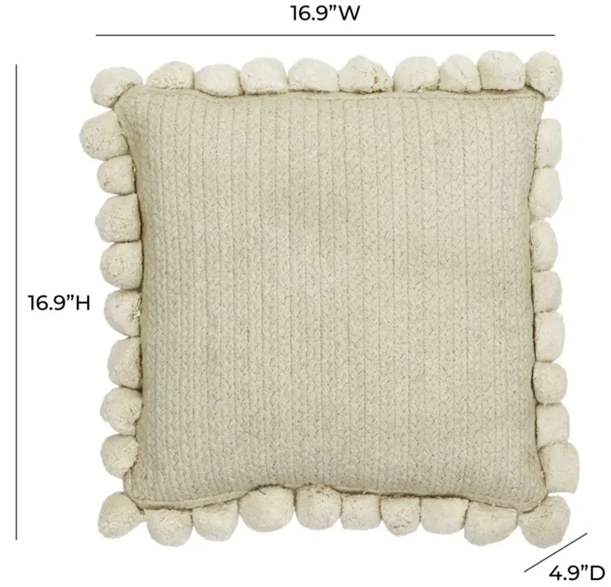 Adelyn Square Accent Pillow