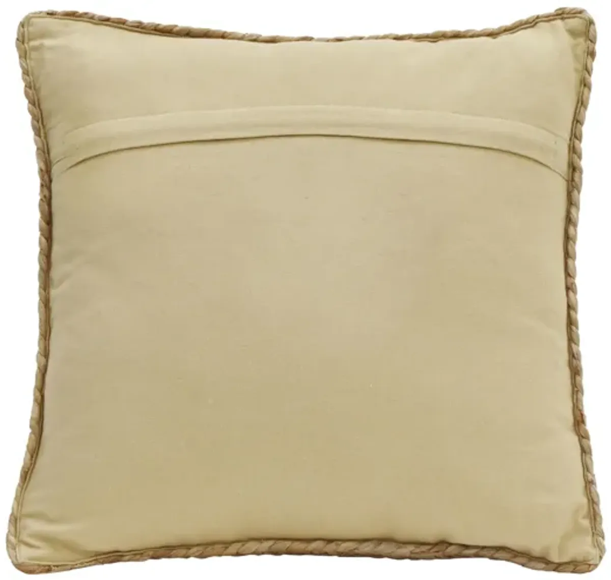 Blank Mind White Square Accent Pillow