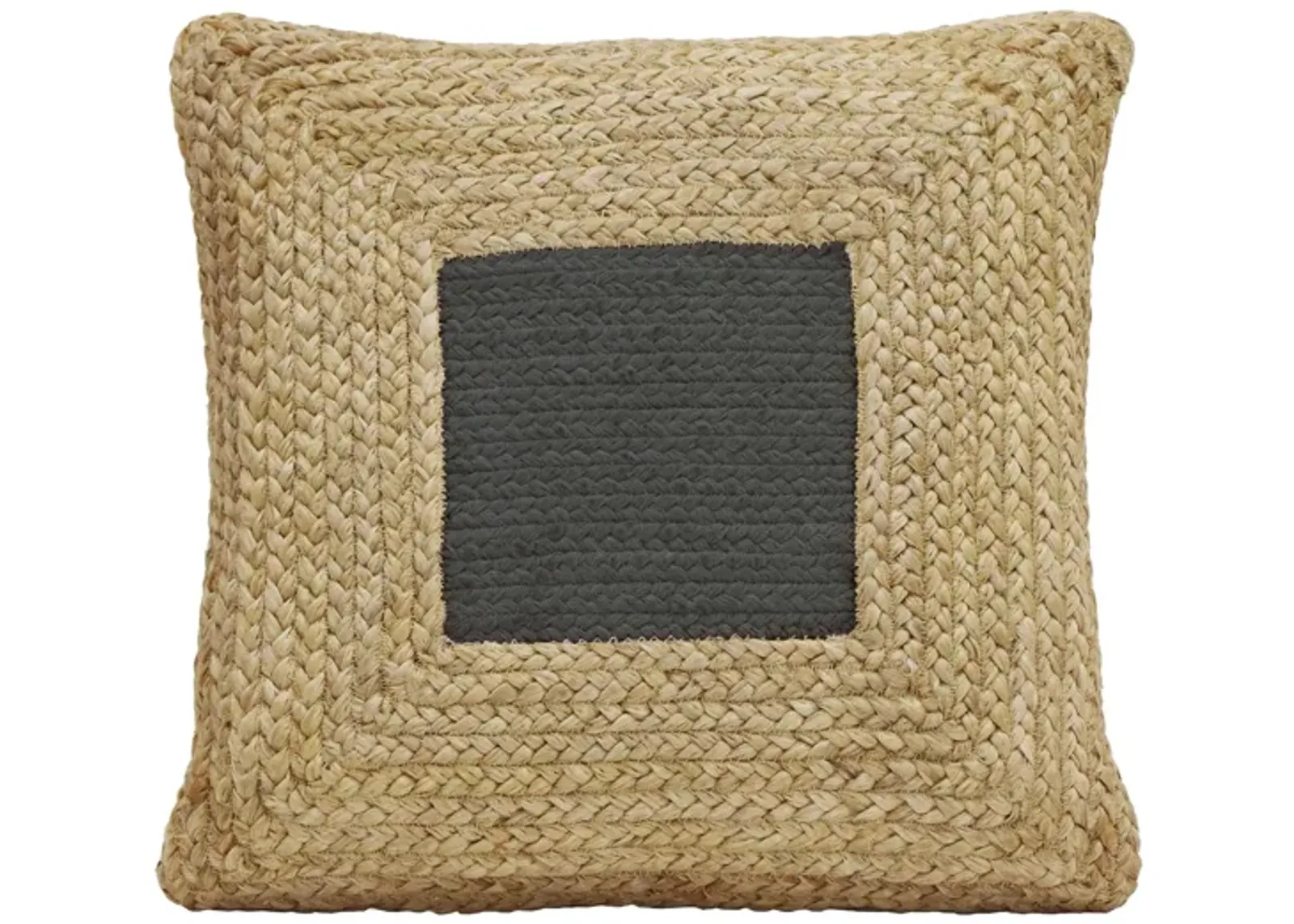 Blank Mind Black Square Accent Pillow