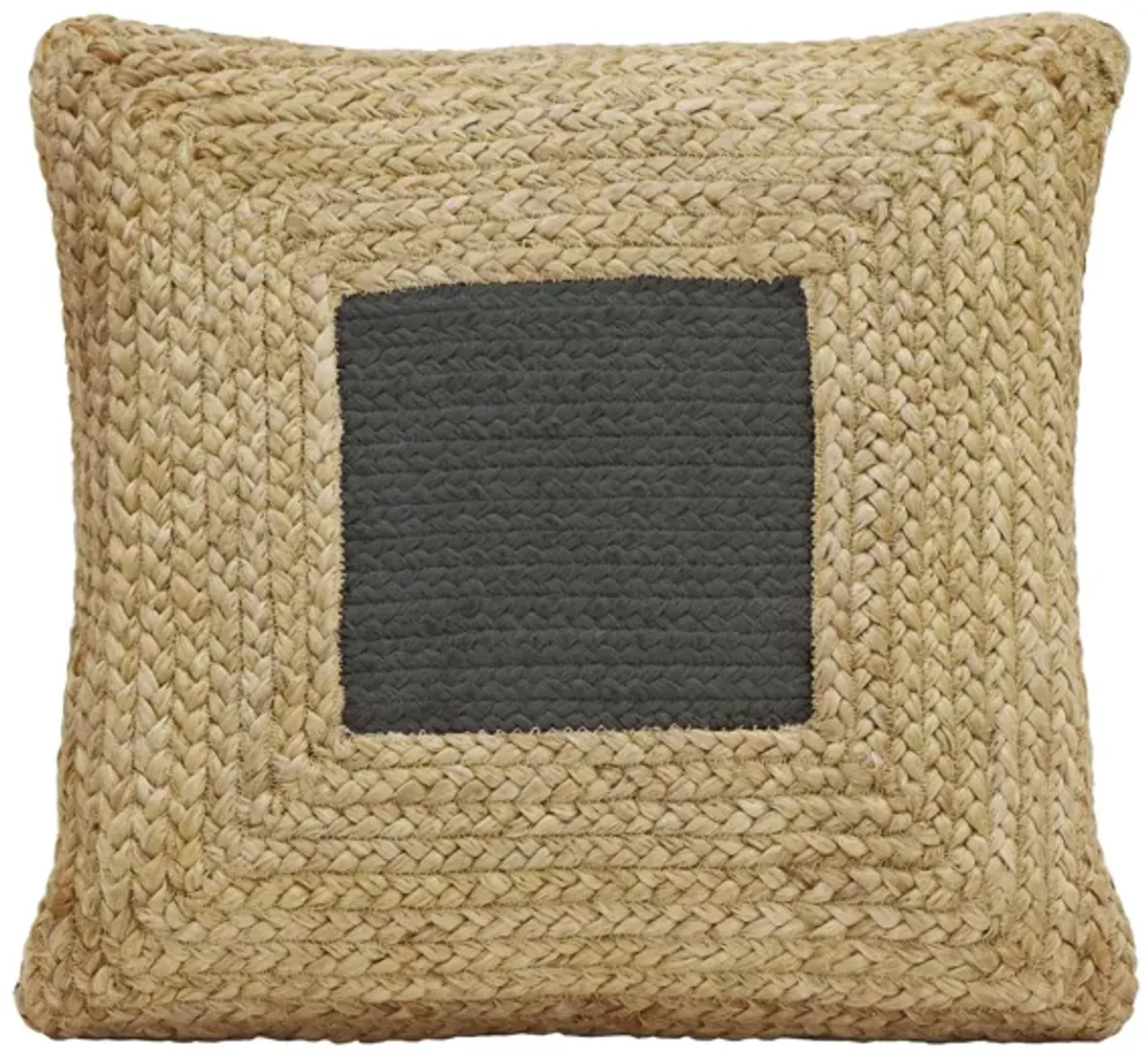 Blank Mind Black Square Accent Pillow