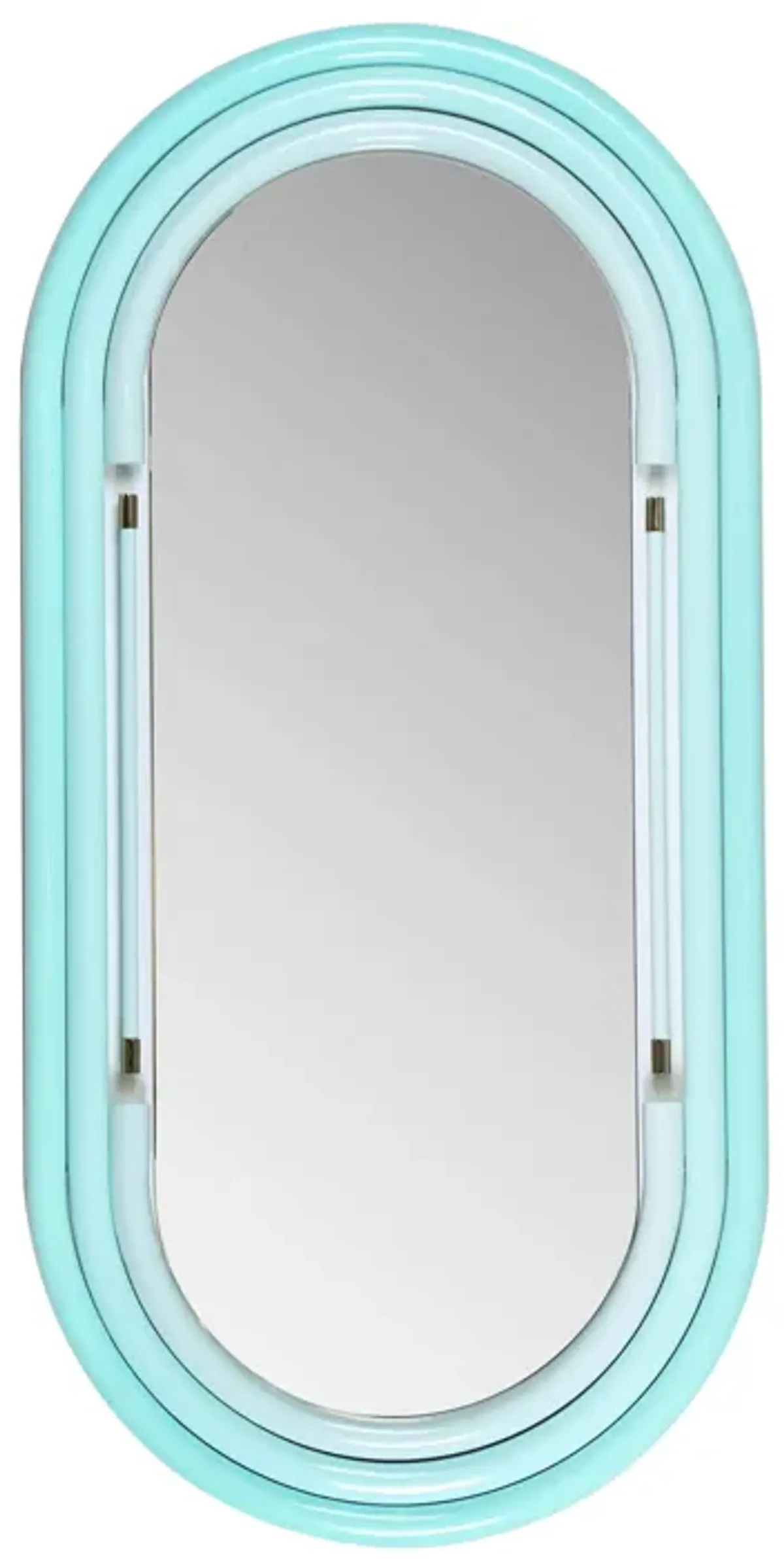 Neon Large Wall Mirror in Blue