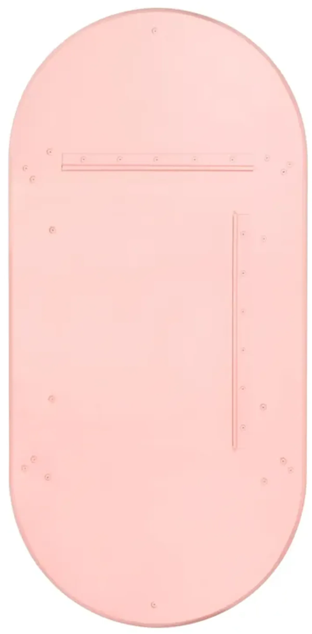 Neon Large Wall Mirror in Pink