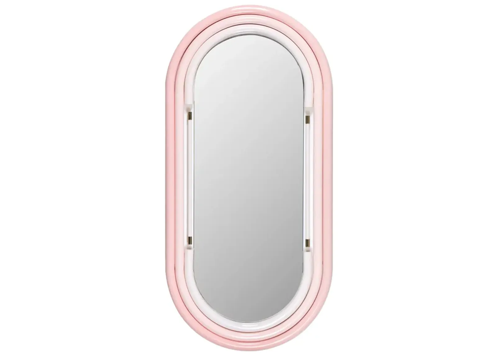 Neon Large Wall Mirror in Pink