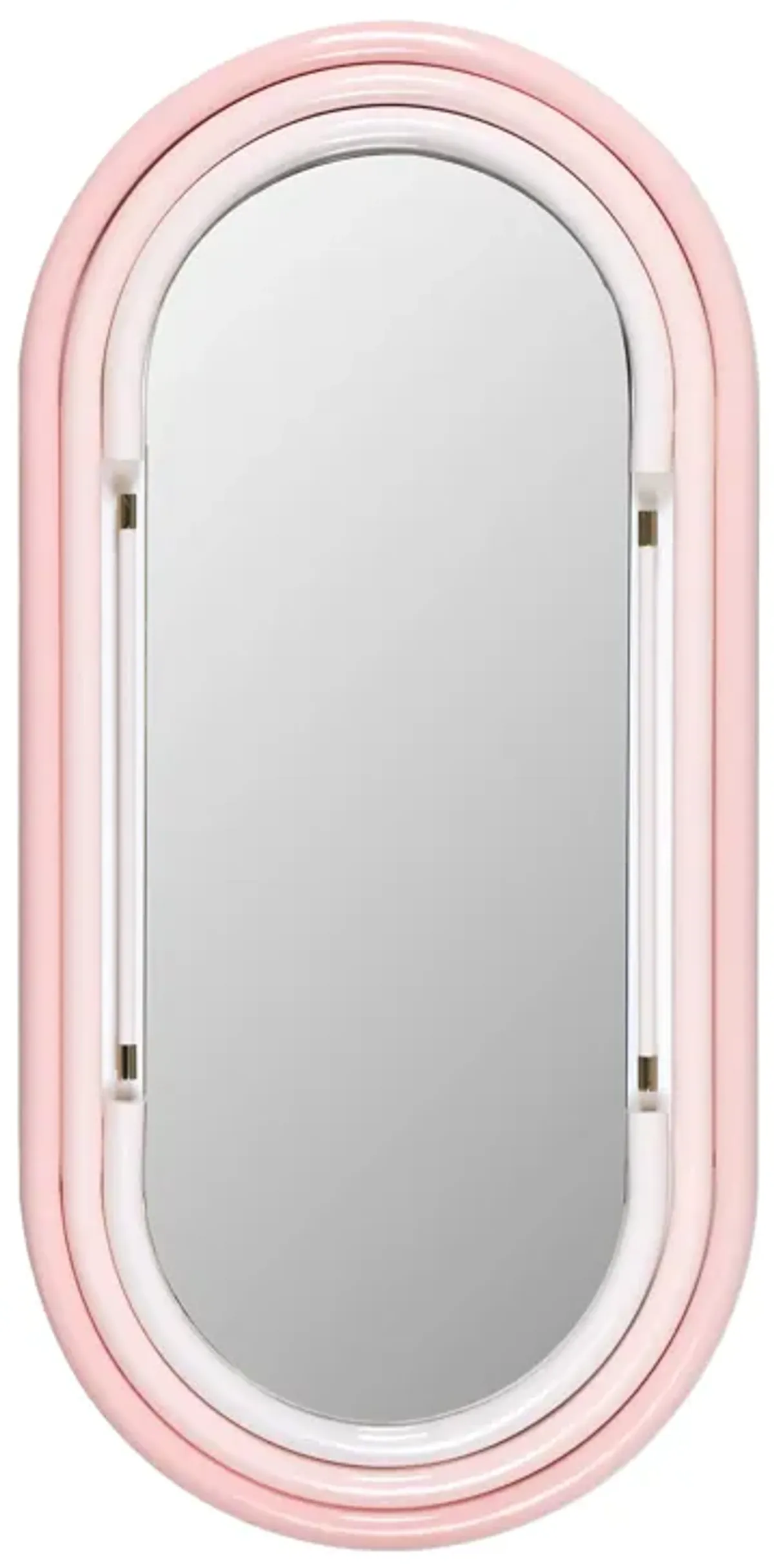 Neon Large Wall Mirror in Pink