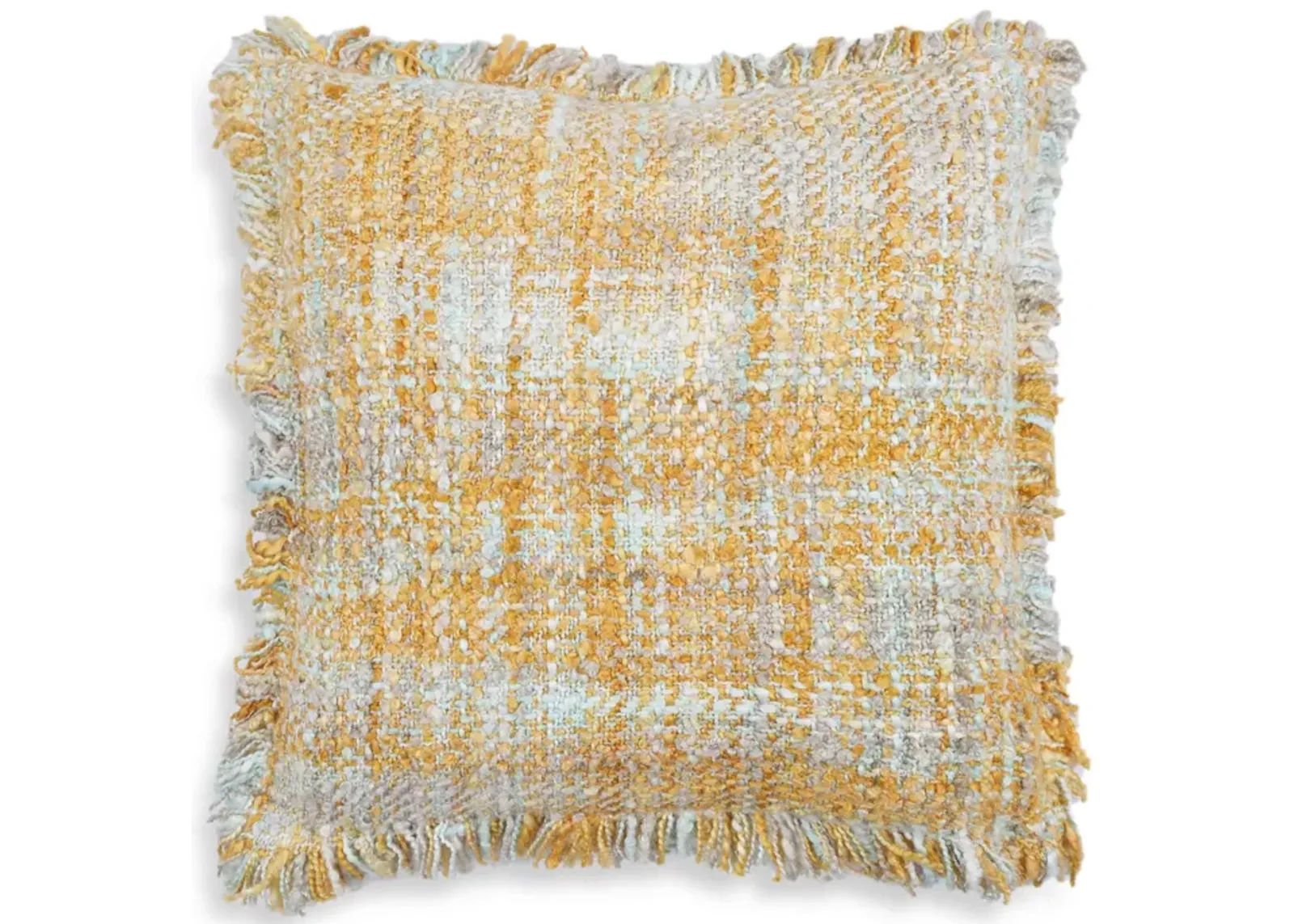 Frazzle Haystack Yellow Cushion