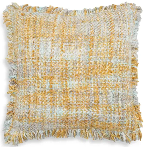 Frazzle Haystack Yellow Cushion - COVER