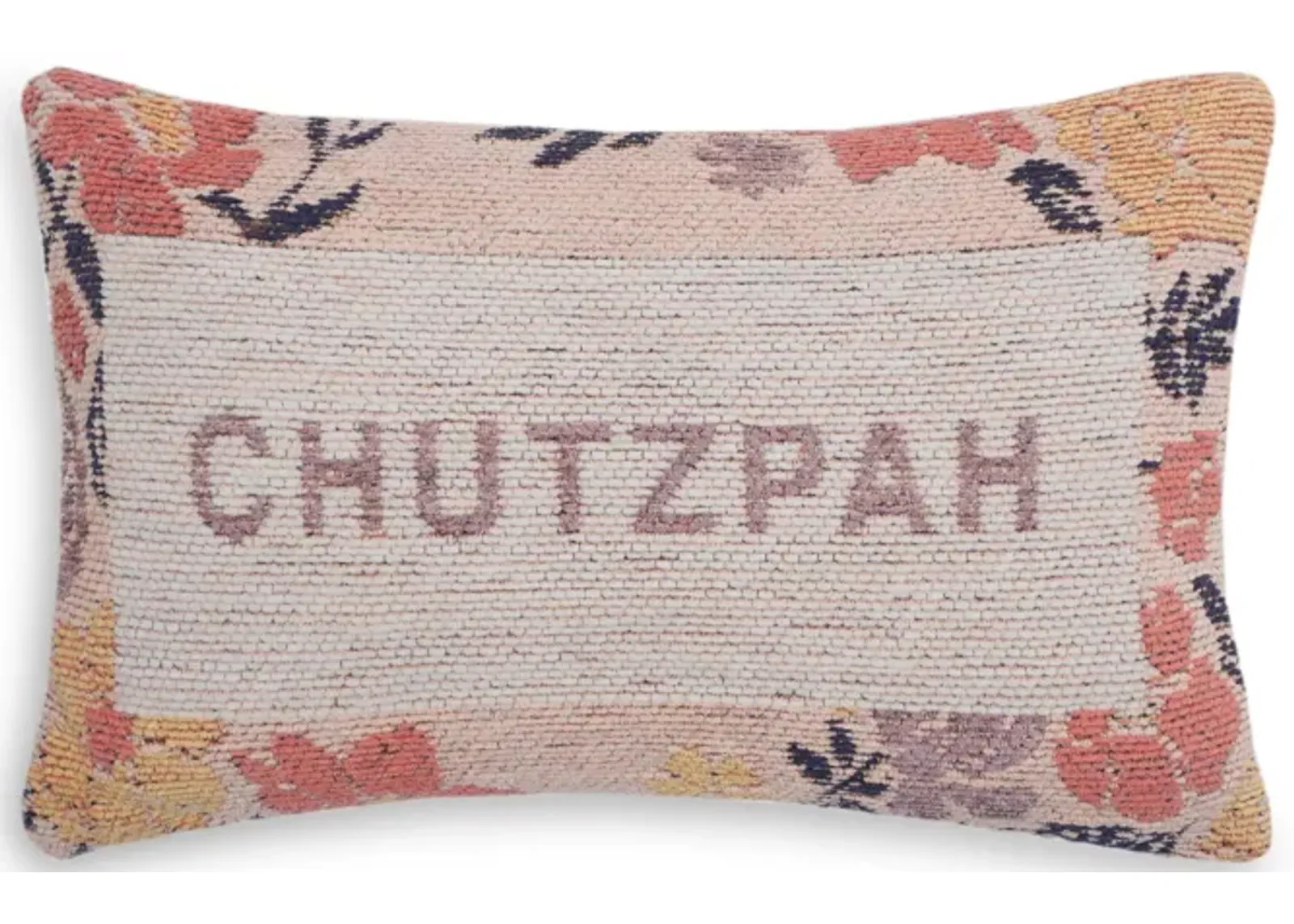 Chutzpah Jacquard Woven Pillow