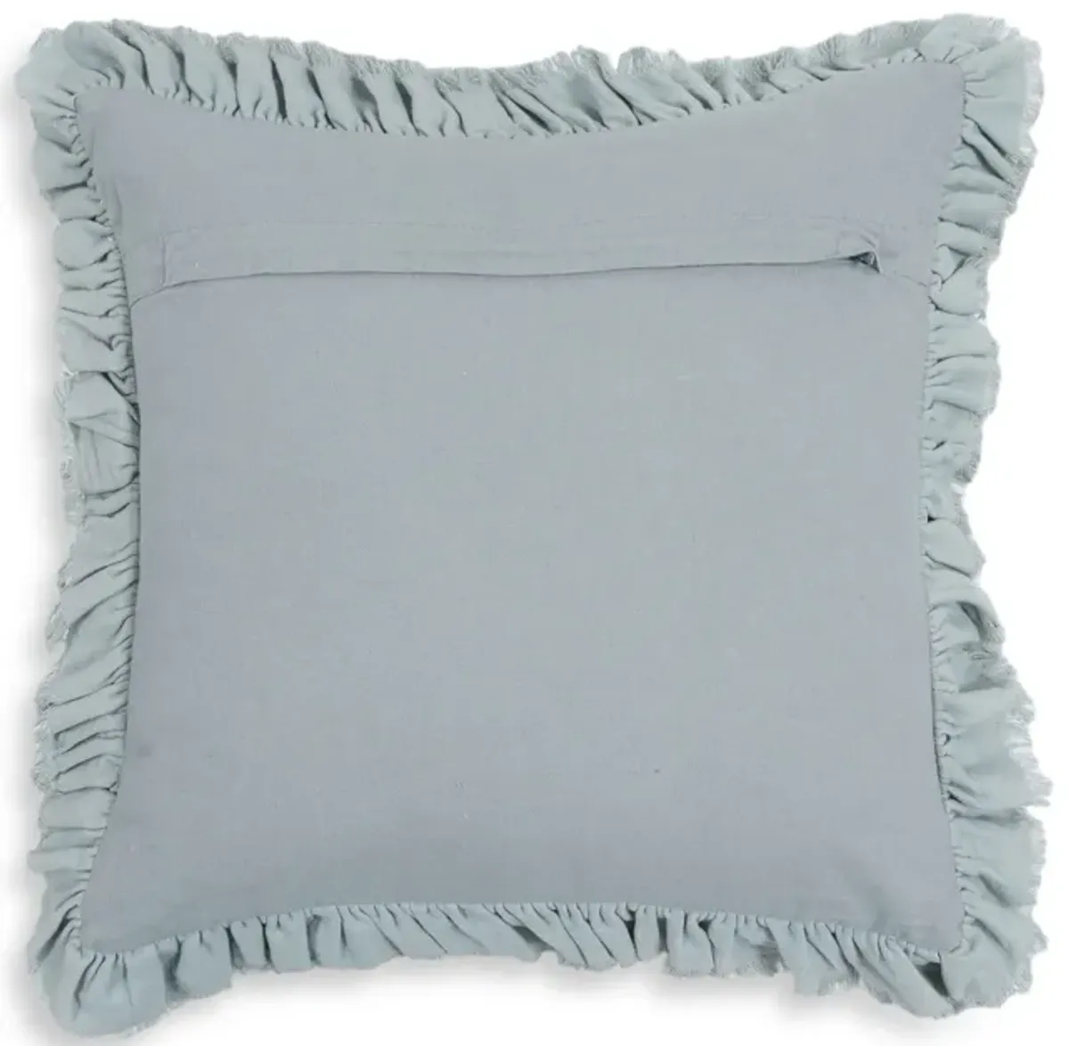 Alessia Distressed Blue Velvet Pillow