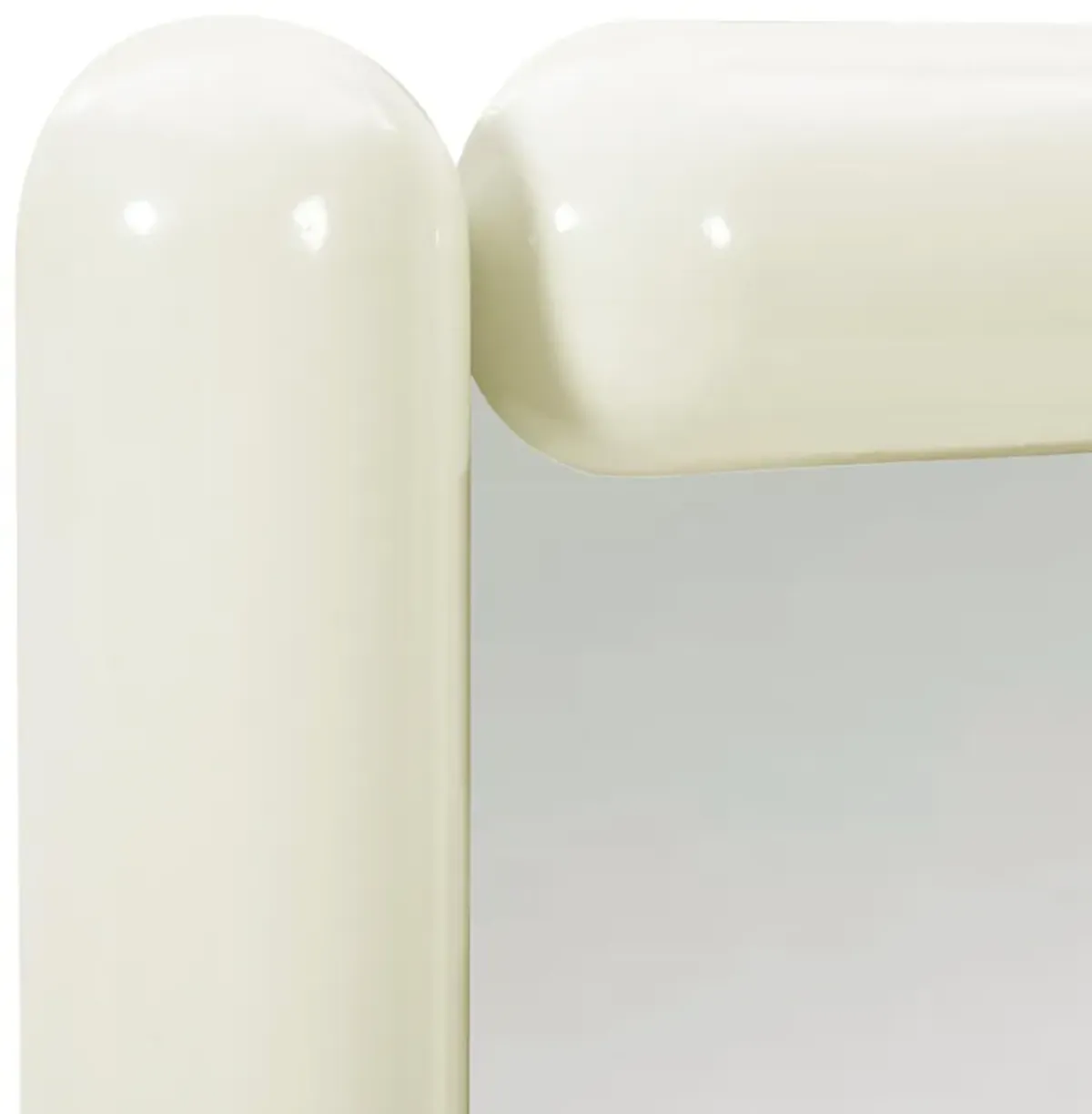 Cozzi Cream Large Floor Mirror